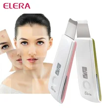 New Rechargeable Ultrasonic Skin Scrubber Acne Spot Removal Tool Ultrasound Peeling Facial Spa Deep Skin Cleaner Massager