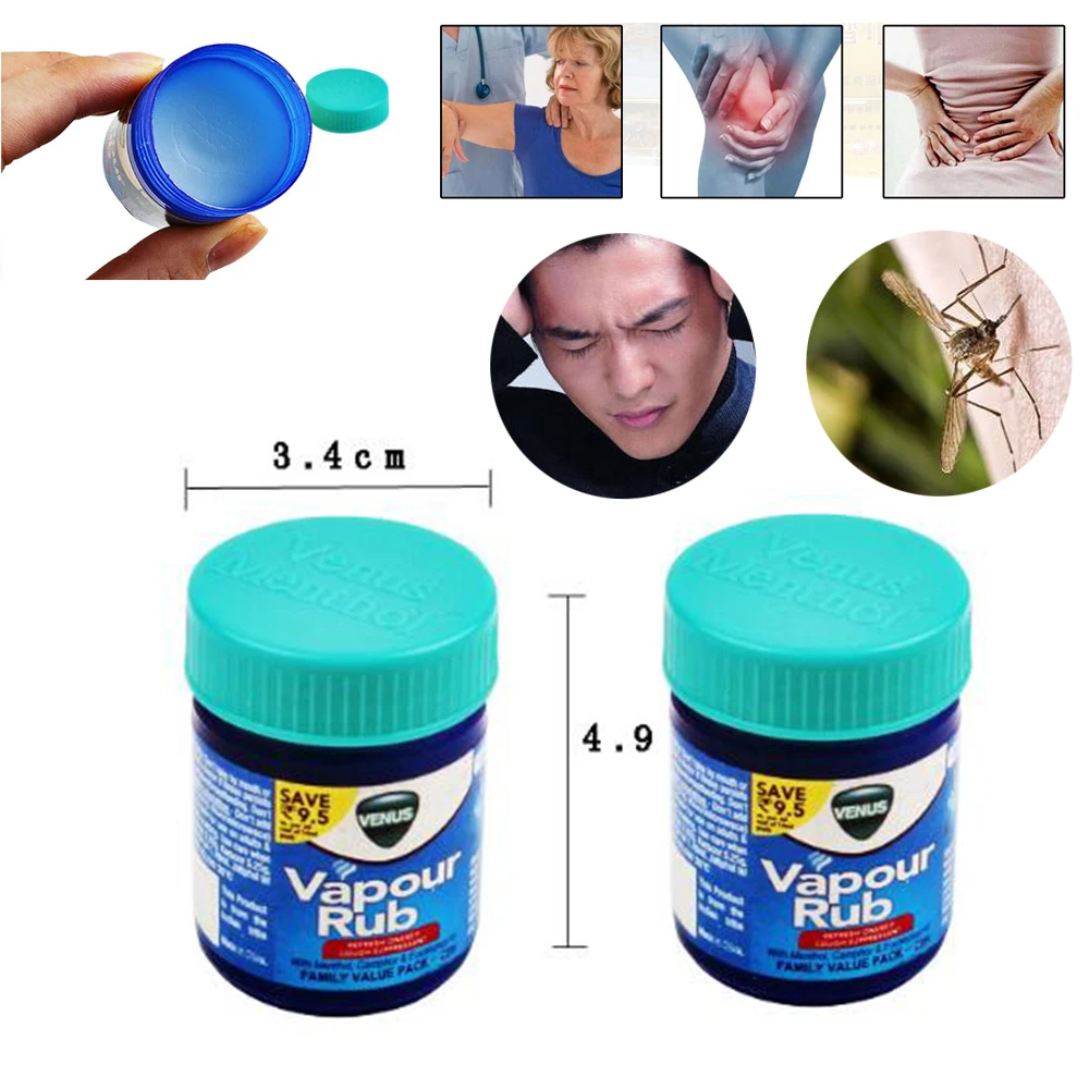 

Vapour Rub White Cooling Balm Ointment For Anti Mosquito Headache Toothache Stomachache Dizziness Essential Balm Oil Tiger D137