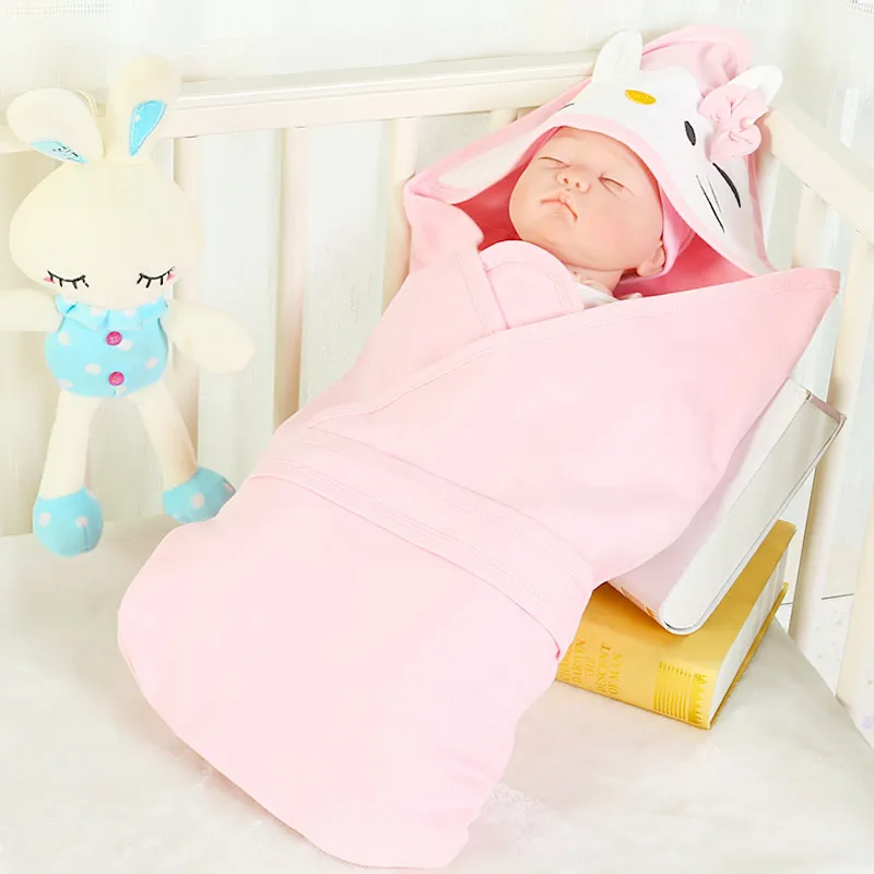 cute Animal shape baby hooded bathrobe towel baby receiving fleece