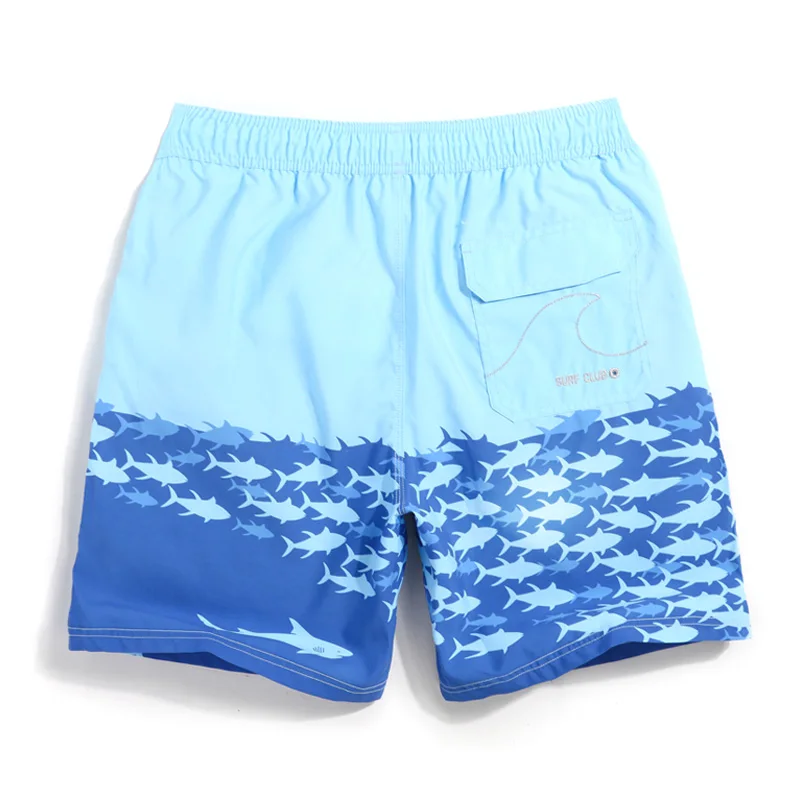 Kaufen Board shorts men boardshort laufen surfen lose gefüttert herren bade plus größe Geometrische muster strand surf jogger elastische