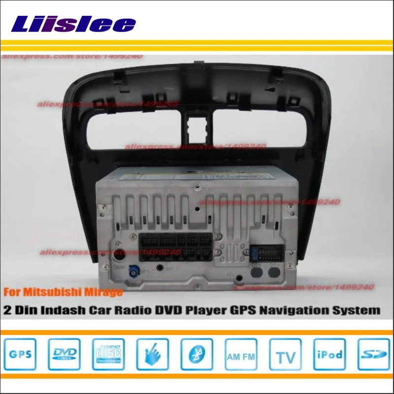 Sale Liislee For Mitsubishi Mirage 2012~2014 Car Radio Stereo CD DVD Player GPS NAVI HD Touch Audio Video S100 Nav Navigation System 2