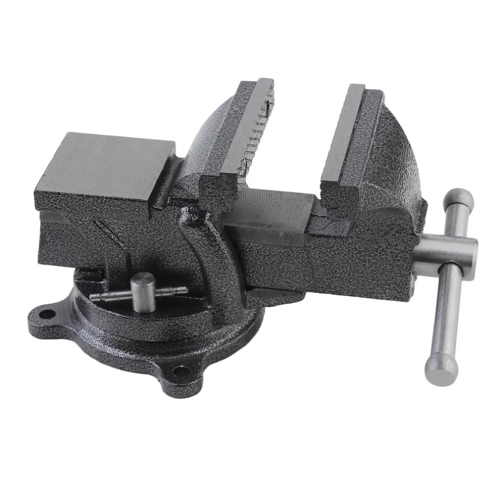 

125mm Jaw Width Bench Vice Jaw Bench Clamp Heavy Duty Workshop Clamp For Workbench Turntable Anvil Table Vise
