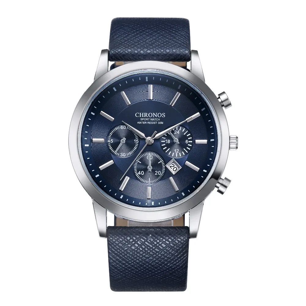 CHRONOS Brand Watch Men Watch Top Luxury Men s Watch Auto Date Sport Watches Clock saat