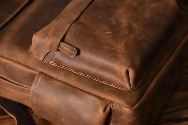 China designer leather backpack Suppliers