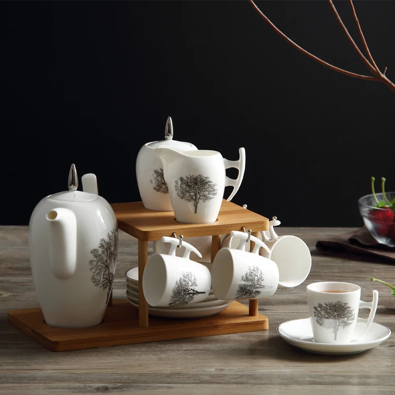 European tea set Coffee cup and saucer sets The afternoon tea setin