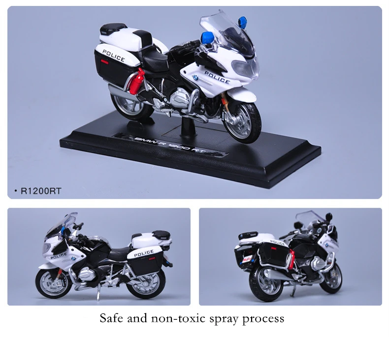 Maisto 1:18 BMW Yamaha полицейский Мотоцикл серия Silvardo авторизованный имитационный сплав модель мотоцикла игрушечный автомобиль