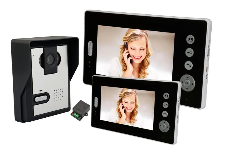 

2.4Ghz 1V2 7Inch Indoor Monitor IR Night Vision Wireless Video Door Phone