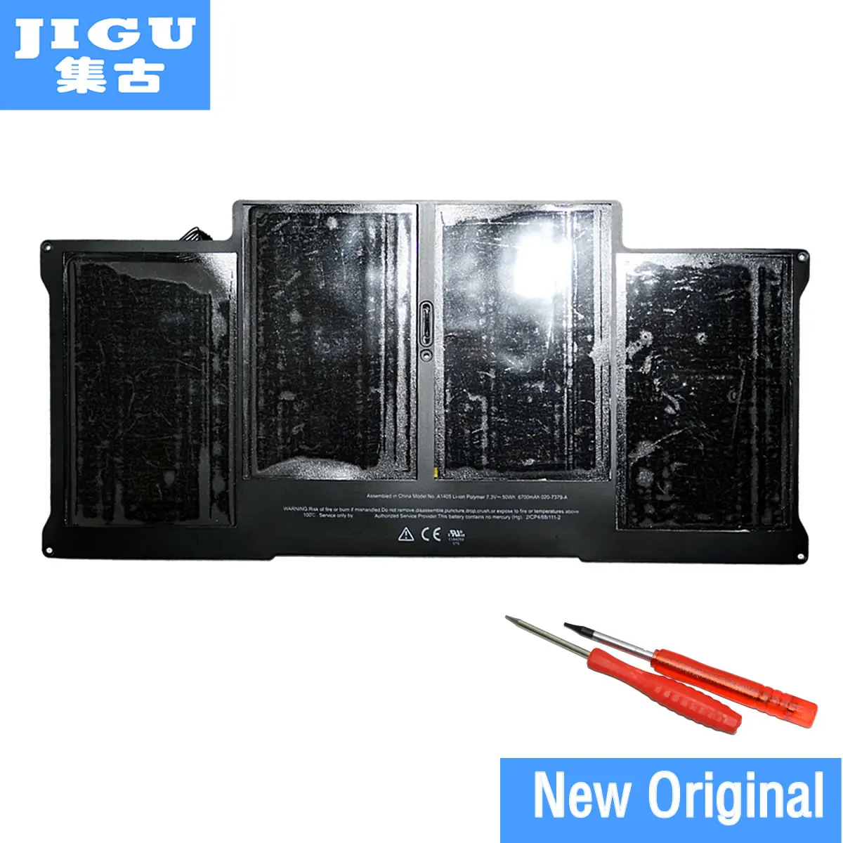 JIGU новый оригинальный аккумулятор A1405 для MacBook Air 13 &quotA1369 Mid 2011 A1466 2012 оснащен двумя