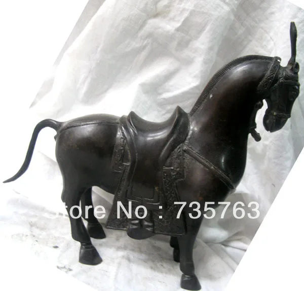 

xiuli 00290 22cm Chinese "TangJiangjunMa" Bronze horse statue