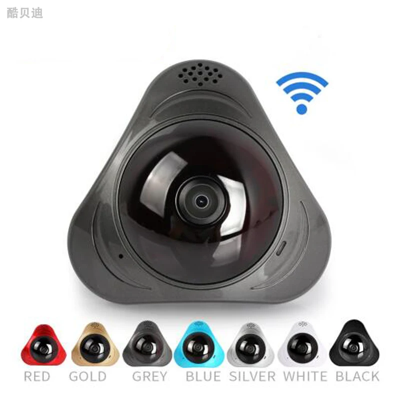 Панорамная VR камера Full HD 1080P 3D Wi Fi объектив рыбий глаз 3 0 МП ИК ночное видение