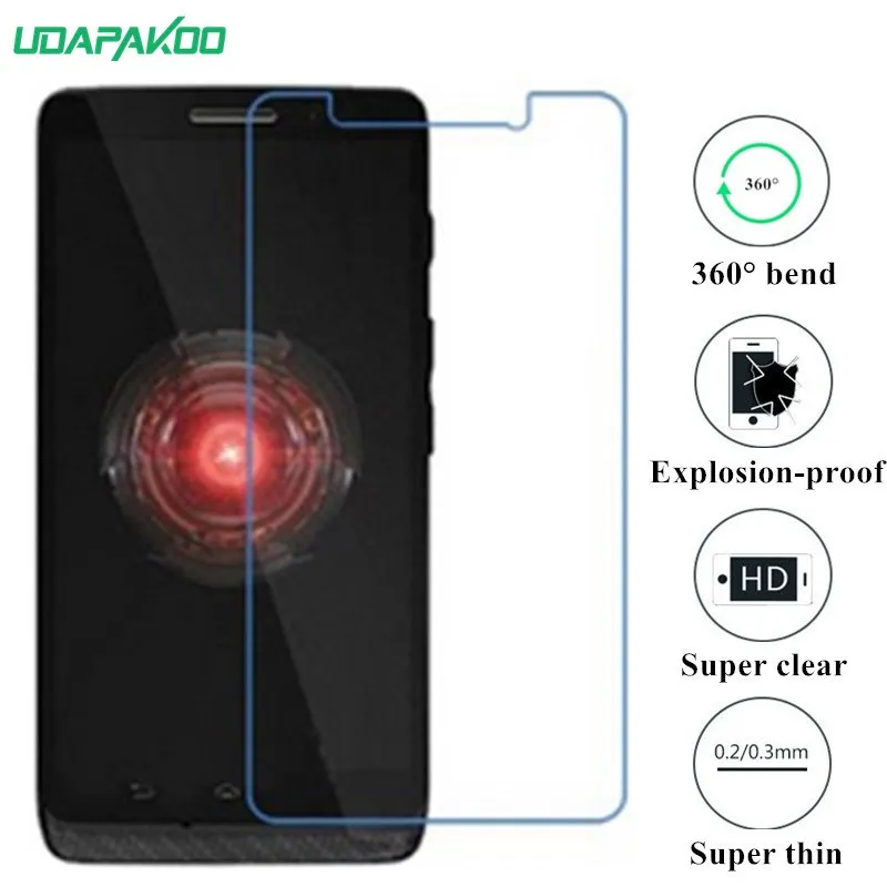 Udapakoo прозрачная закаленная (мягкое стекло) пленка для Motorola MOTO xt1030 нано
