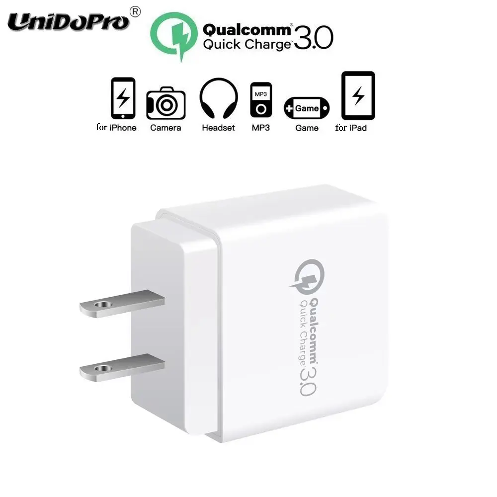 UNIDOPRO Quick Charge QC 3,0 18 Вт США ЕС вилка AC зарядное устройство для Teclast T20, X98 Plus II P10 T10 X10+, Tbook 10 S быстрая настенная зарядка