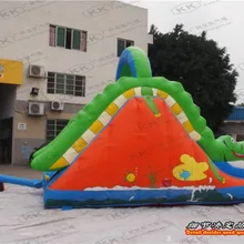 Крокодиловая надувная горка/ мультфильм надувная горка для детей