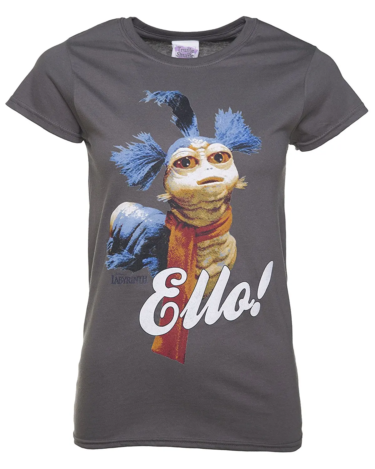 Womens Charcoal Worm Ello Labyrinth T Shirt Design T Shirt Women-in T