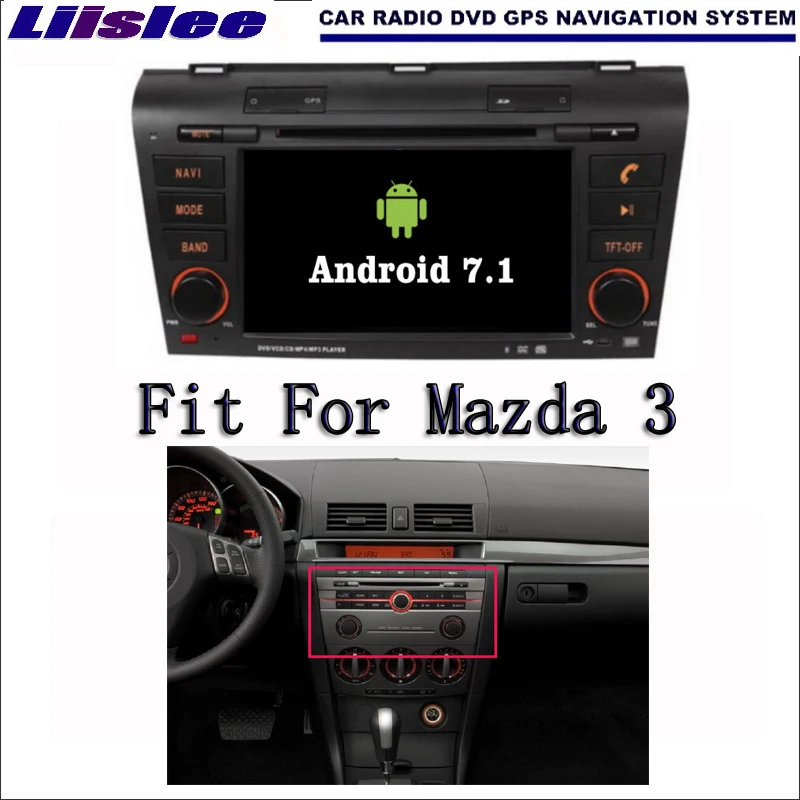 #*Cheap Liislee Android 7.1 2G RAM For Mazda 3 2004~2009 Car Radio Audio Video Multimedia DVD Player WIFI DVR GPS Navi Navigation
