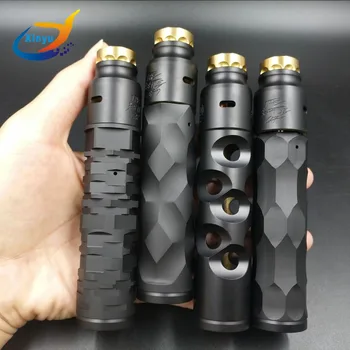 

AV MOD kit e-cigarette KIT brass Material Mechanical MOD 18650 battery 510 wire 24mm diameter Vape pen WITH drip RDA atomizer