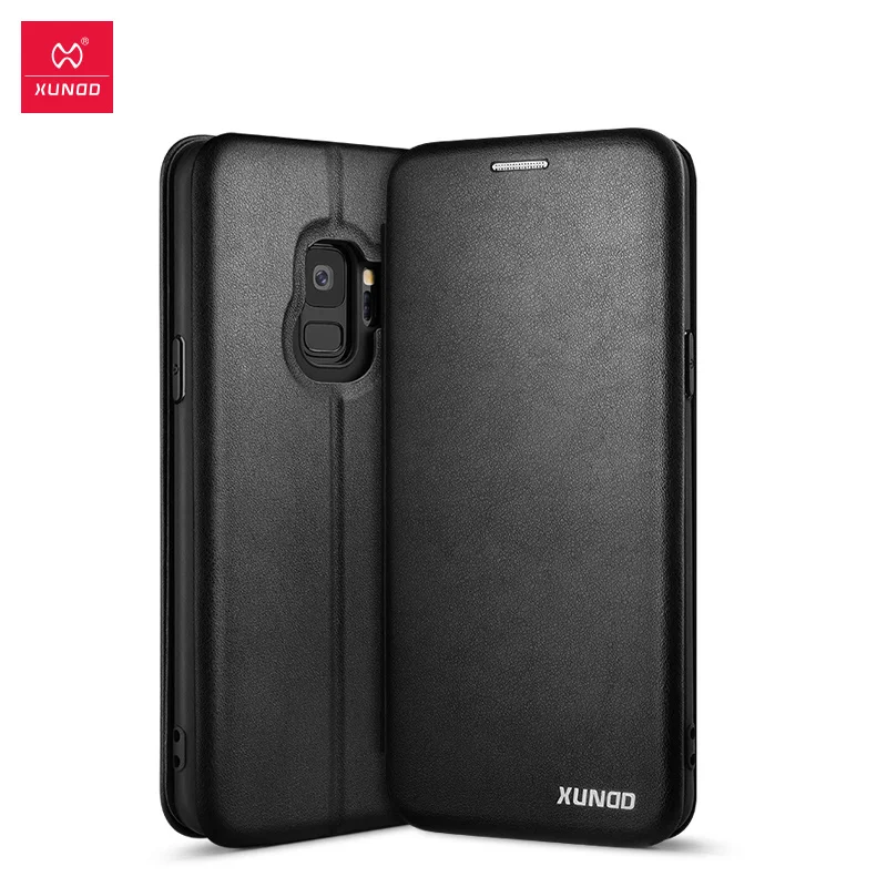 XUNDD для samsung Galaxy S9 Plus S8 Note 8 S7 edge Чехлы кожаные чехол с защитой на 360 градусов кошелек
