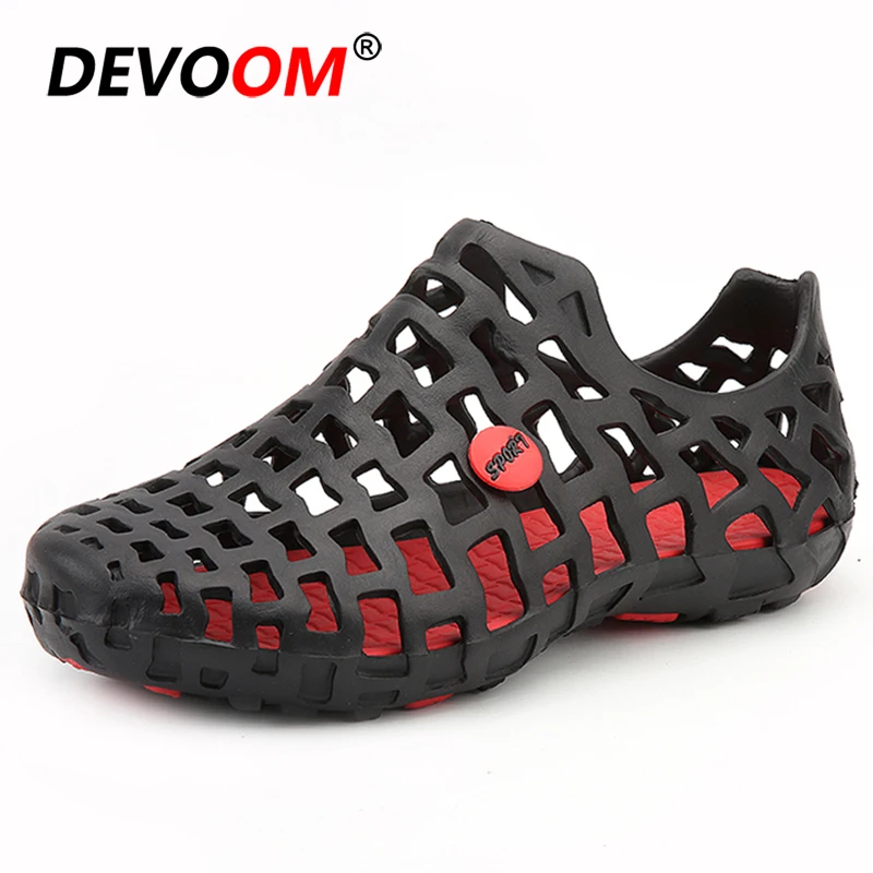 

Sandals Men Beach Sandals Outdoor Summer Unisex Sea Aqua Shoes Wading Sneaker Hollow Water Quick Drying Walk Lovers sandale homm