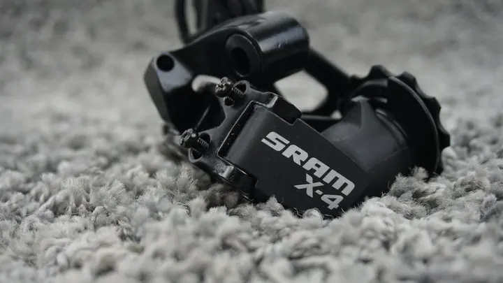 SRAM X4 велосипед задний переключатель 7/8-speed средняя клетка черный