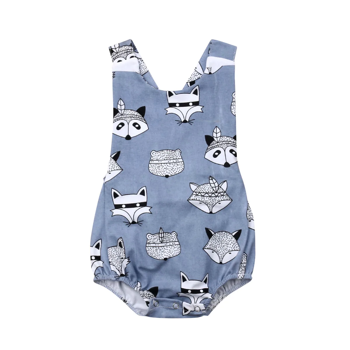 

Newborn Infant Baby Boy Girl Romper Backcross Jumpsuit Cotton Clothes Outfits Baby Clothing