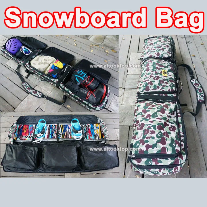 Mooard Snowboard Bag Camouflage Mountain Skiing Waterproof Mooard Snowboard Bag Camouflage Mountain Skiing Waterproof Shoulder Hand Protective Pouch Professional Sport Equipment In Jewelry Packaging Display
