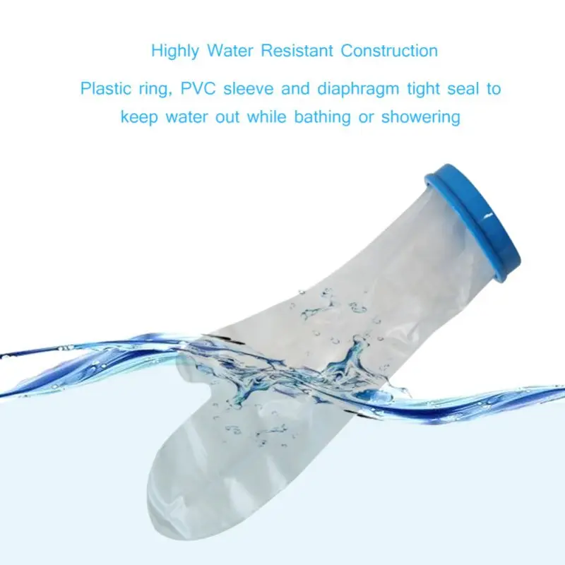 1pc Household Wound Waterproof Gloves Reusable Cast Protector for Keep Bandage Damage Dry Shower Bath Hand Protector Gloves