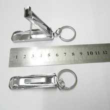 EDC гаджет раза ногтем Clipper toenail носком ногтей Резак Scissor триммер брелок для ключей Маникюр Педикюр складной инструмент