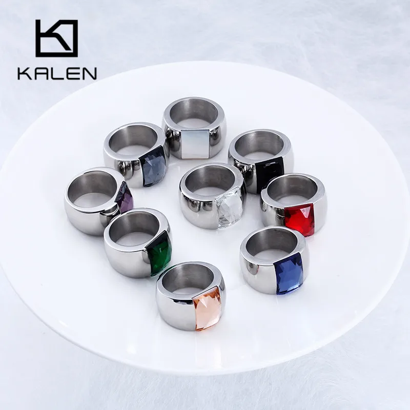 Stainless Steel Rings For Women gold color rings stainless steel ring finger ring gold color ring