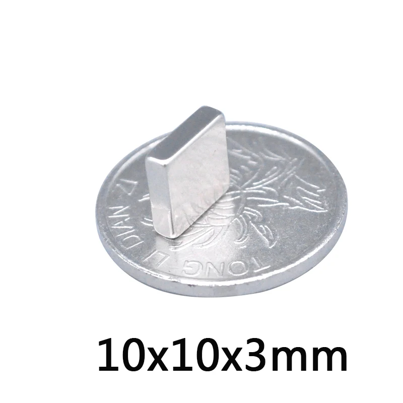 

20pcs 10x10x3 Strong Rare Earth Cubic Block square Rare Earth Neodymium Magnets 10x10x3mm Permanent 10*10*3 mm