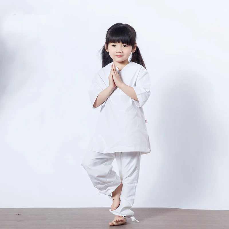 

Parent Child Clothes Yoga Set Sports Running Fitness Workout Sportswear Loose Trousers Tops Set Tai Chi Clothing