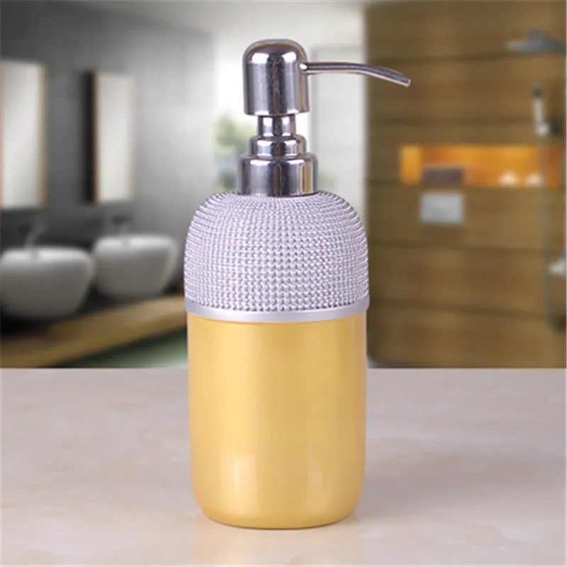 Red Rose Flower Bathroom Resin Hand Pump Liquid Soap Dispenser Red Rose Flower Bathroom Resin Hand Pump Liquid Soap Dispenser Kitchen Luxury Grain Continental Garden 350ml In Storage Bottles Jars
