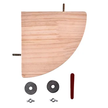 

1 pcs Wooden Hamster Pad toy Triangle Semicircle Spring Board Small Pet Mat Hamsters Guinea Pigs Chinchilla Cage Accessories