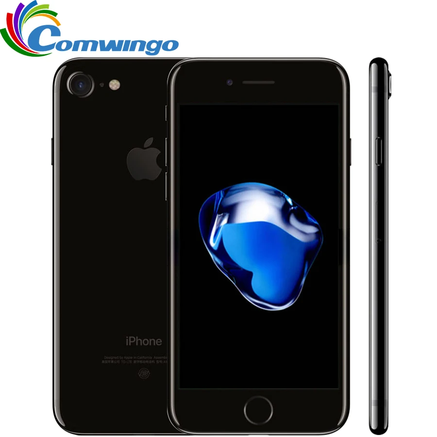 Prix Original Occasion Apple iphone 7 2 gb RAM 32 128 gb 256 gb ROM IOS 10 Quad core 4g LTE 12.0MP iphone 7 Apple D empreintes Digitales tactile ID