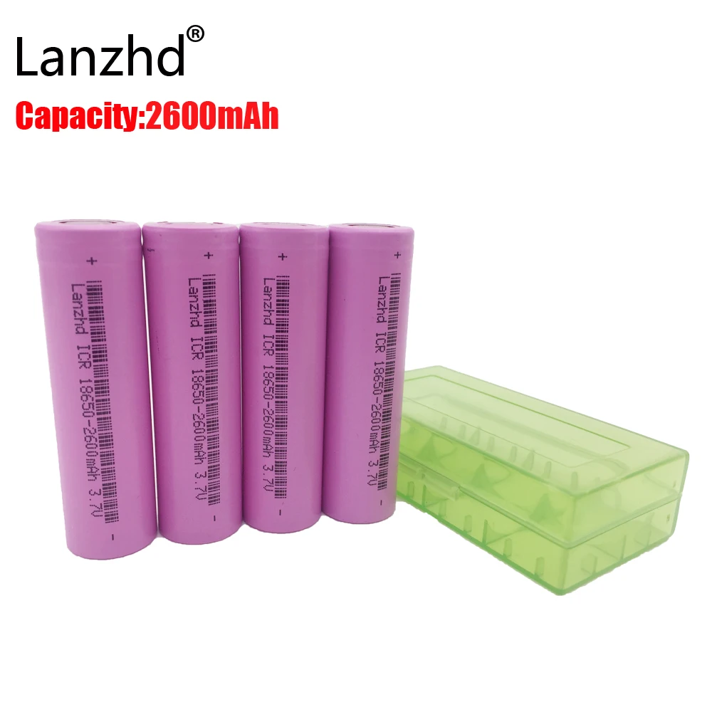 4 шт. литий ионные аккумуляторные батарейки 18650 3 7 в|li ion|battery 1865018650 battery |