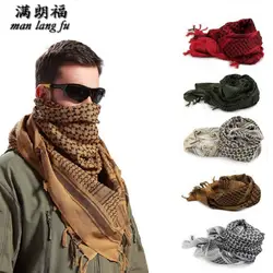 Новый армейский Военный Тактический Keffiyeh Shemagh пустынный шарф в арабском стиле шаль шеи крышка головы обёрточная походная страйкбол