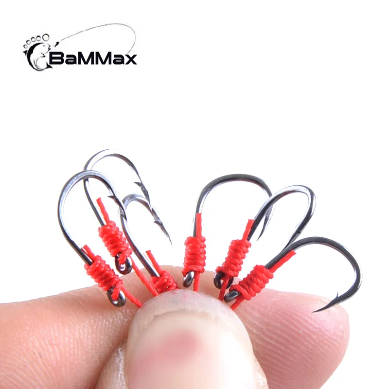 Bammax fishing hook 4pcs Explosion Hook for hanging bottom Anti winding fly fishing tackle Sea Fishhooks pesca