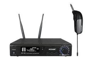 

EX100-GT1 UHF PLL Instrument / Instrument Wireless System/ Musical Instruments Microphone ..