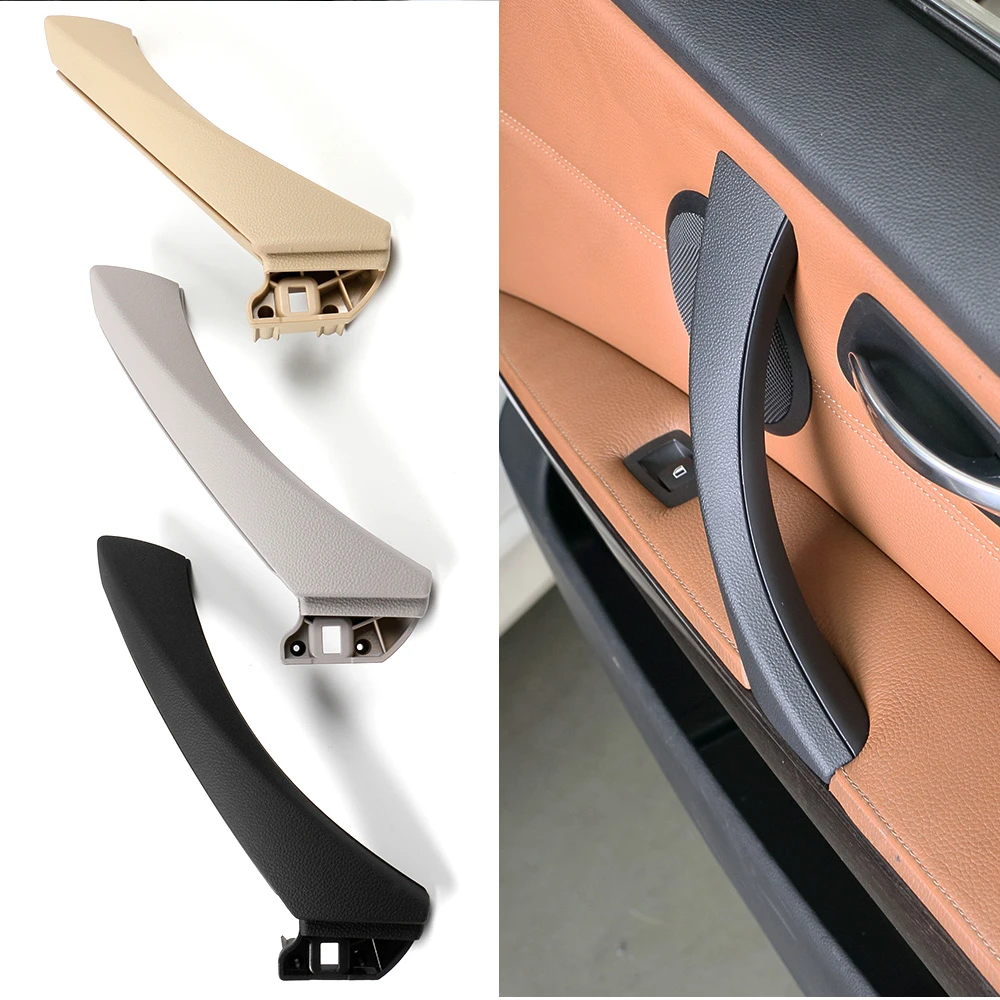 DONGNIE Maniglia Interna for BMW Serie 3 2005 2006 2007 2008 2009-2012 E90 E91 328 330 335 320 Grigio Beige Nero Sinistra Destra Colore : Beige One The Left