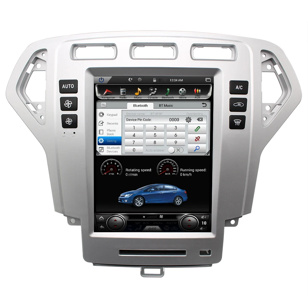 Android 6 0 2 Гб четырехъядерный 10 4 &quotвертикальный экран автомобильный DVD GPS навигация