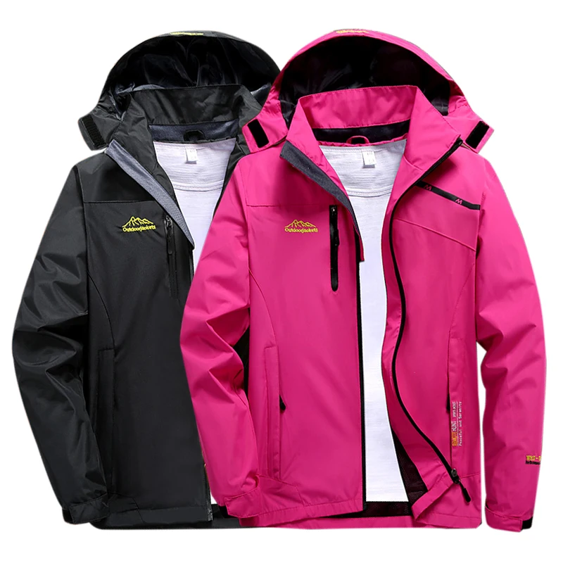 Women Men Hiking Jacket Windbreaker Coat Sports Apparel Hooded Windproof Watertight Zip-Front For Camping Travel Outdoor 1898 Women Men Hiking Jacket Windbreaker Coat Sports Apparel Hooded Windproof Watertight Zip-Front For Camping Travel Outdoor 1898