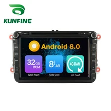 Octa Core 4GB RAM Android 8.0 Car DVD GPS Navigation Multimedia Player Car Stereo for VW GOLF(MK5) 2003-2009 Radio Headunit