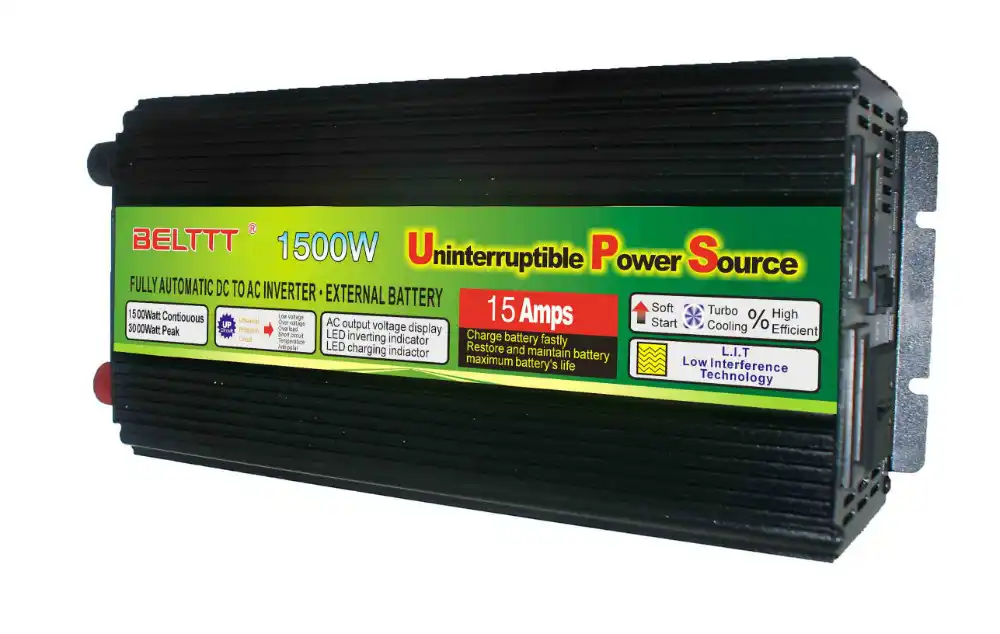 BELTTT 1 год гарантии DC12V к AC220V 1500 Вт инвертор со встроенным зарядным устройством - изображение