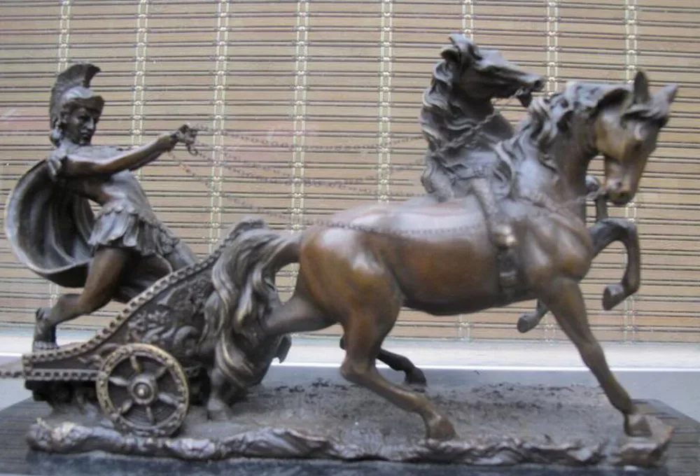 SUIRONG 623+++Fine ART Sculpture Bronze Marble Roman Empire elite