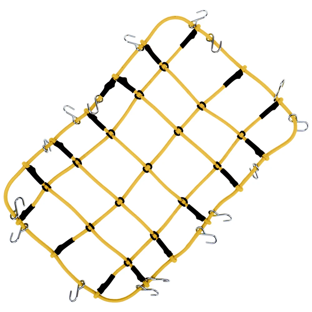 RC Crawler Car Synthetic Roof Rack Cargo Elastic Luggage Net with Hooks for 1:10 Traxxas SCX10 AXIAL SCX10 D90 CC01 D110 TRX-4 T