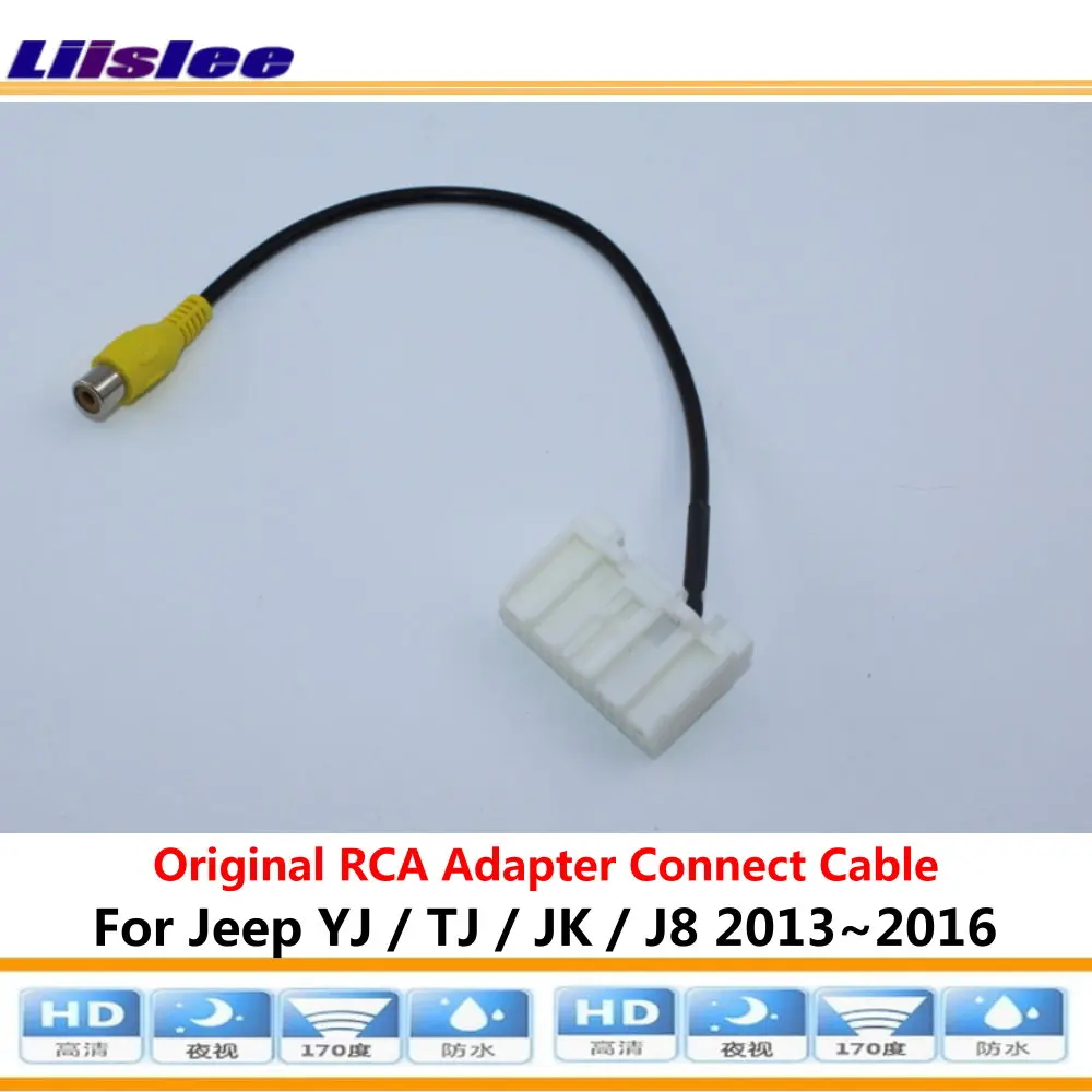 Liislee Car Reverse Rear View Camera For Jeep YJ / TJ / JK / J8  2013~2016 / Compatible With Original Screen / RCA Adapter 