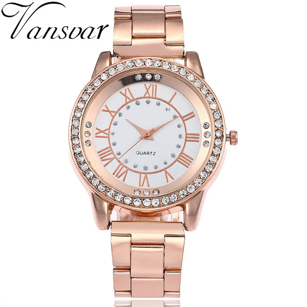 

vansvar Casual Quartz Stainless Steel Band Marble Strap Watch Analog Wrist Watch Womens Watches Top Brand Bayan Kol Saati