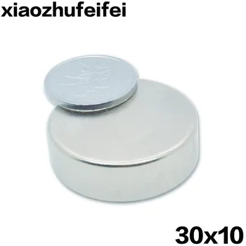 

30pcs 30*10 Big Strong Neodymium NdFeB Magnets Rare Earth Round Disc Fridge 30x10mm 30x10 30mm*10mm 30mmx10mm