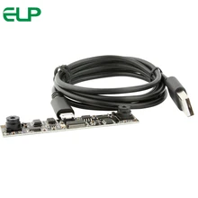 ELP Двойной объектив флакон из непрозрачного стекла MJPEG 30fps 1280*720 CMOS OV9712 цифровых систем видеонаблюдения Двойной объектив веб-камеры для промышленного