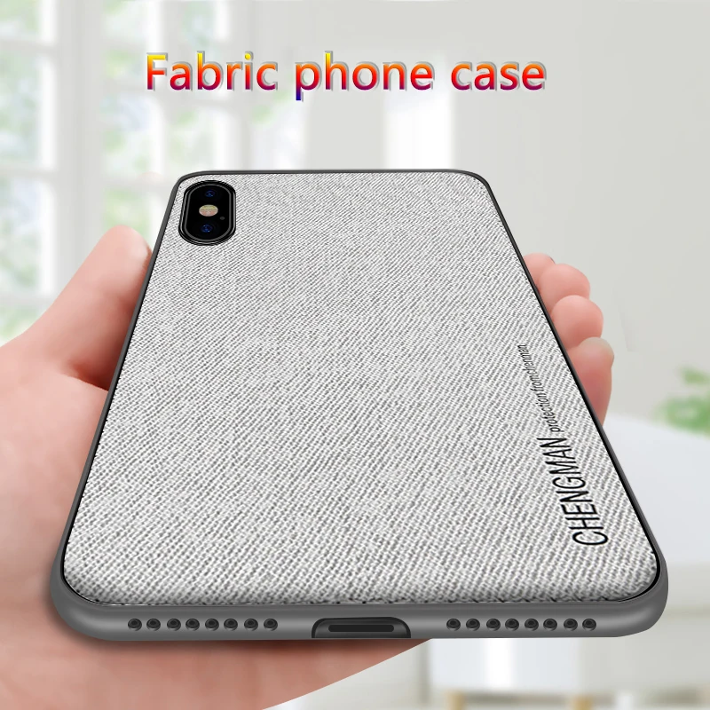 

Anti-Sweat Fabric phone Cover for Iphone 7 Case for Iphone X 8 8Plus 7Plus 6 6S Plus coque i6 i6s i6 i8 shell half-wrapped case