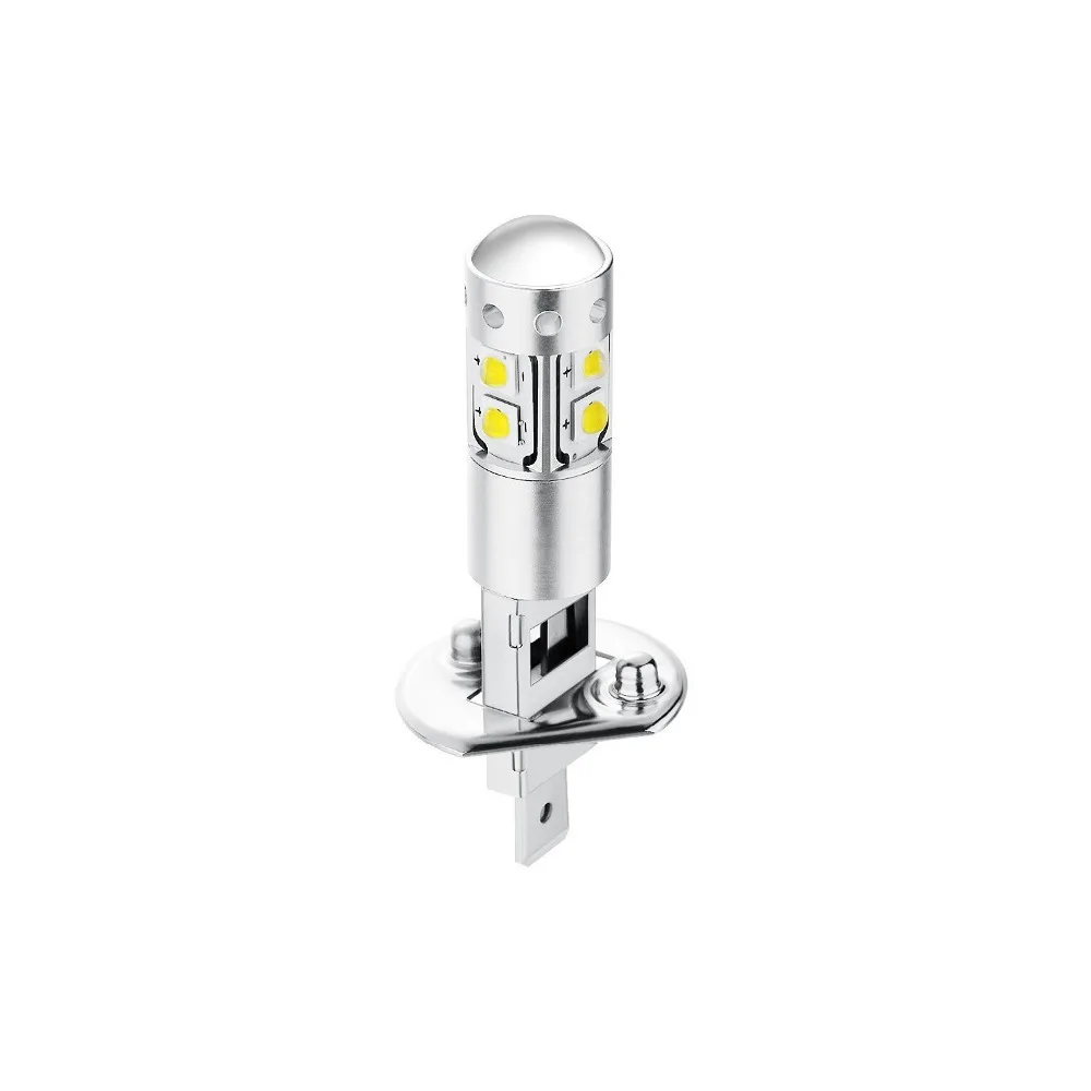 Lâmpada de Substituição Lâmpada do Automóvel Luzes de Condução w de Alta 2 Pcs Top Quality Alta 10smd h1 50 Potência Branco Brilhante Levou Nevoeiro Carro da Dc12v 11 led carro nevoeiro lâmpada substituição automóvel luzes condução dc12v